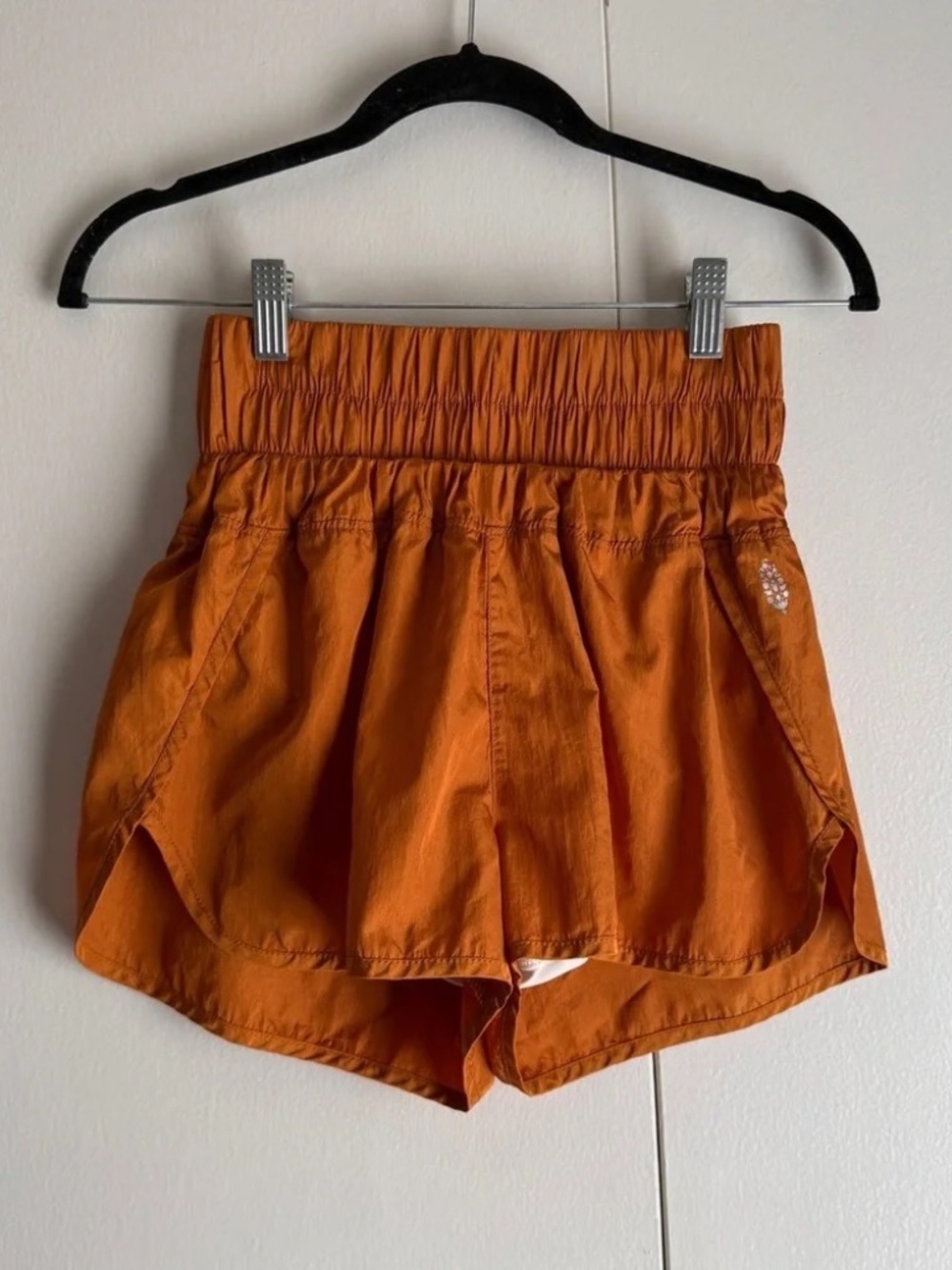 Free People FP Movement The Way Home Shorts Orange Women’s Size Small
